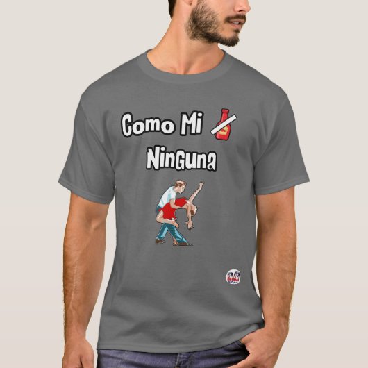 Como MI Salsa ninguna Männer T-Shirt (Vorderseite)