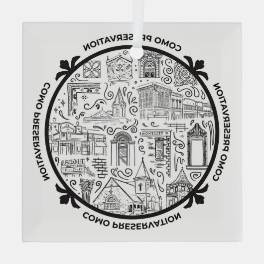 CoMo Preservation Line Zeichnend Ornament (Rückseite)