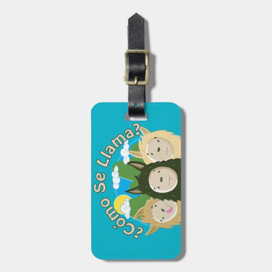 Como Se-Lama? Gepäckanhänger (Vorderseite vertikal)