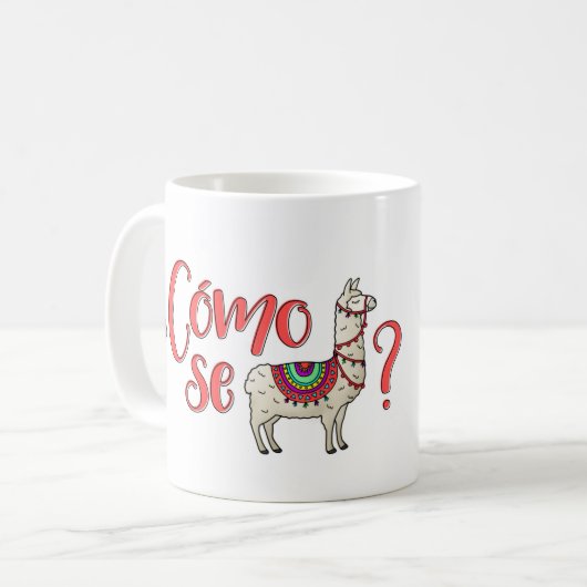 ¿ Cómo Se-Lama? Kaffeetasse (Vorderseite Links)