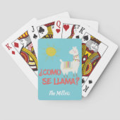 Como Se-Lama-lustiges spanisches Spielkarten (Rückseite)