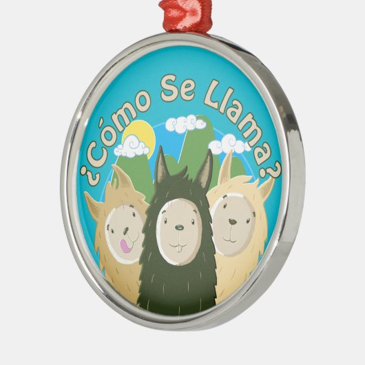 Como Se-Lama? Ornament Aus Metall (Links)