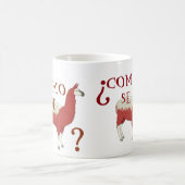 Como Se-Lama-Tasse mit Lama-Bild Kaffeetasse (Mittel)