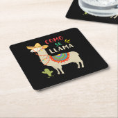 Como Se Llama Animal Funny Mexican Cinco De Mayo Rechteckiger Pappuntersetzer (angewinkelt)