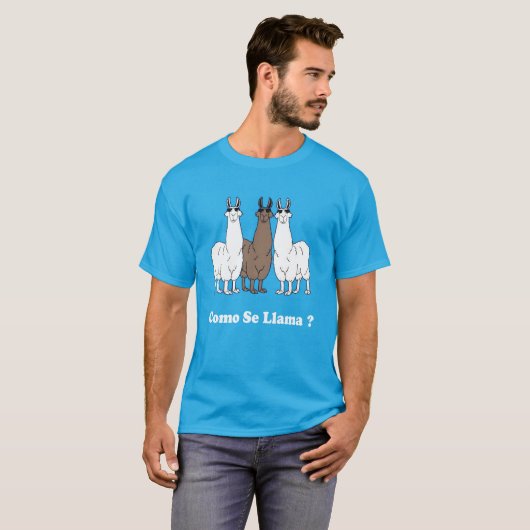 Como Se Llama? Funny Spanisch Shirt Was ist Ihr (Vorne ganz)