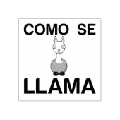 COMO SE LLAMA GUMMISTEMPEL (Prägung)