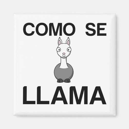 COMO SE LLAMA MAGNET (Vorne)
