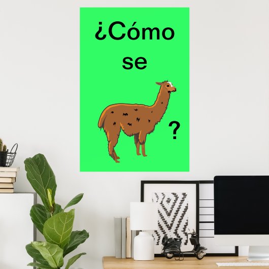 ¿Cómo se llama? Poster (Heimbüro)