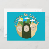Como Se Llama? Postkarte (Vorne/Hinten)