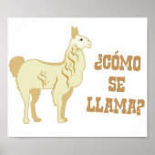 Como Se Llama? Wie heißt du? Poster (Vorne)