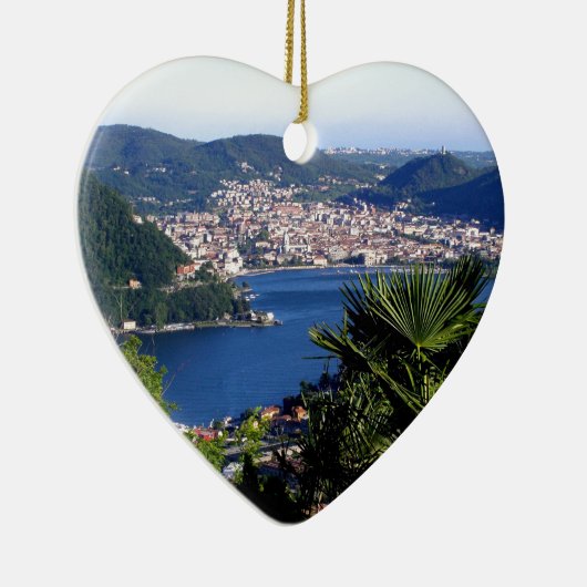 Como See 2 Keramik Ornament (Rechts)