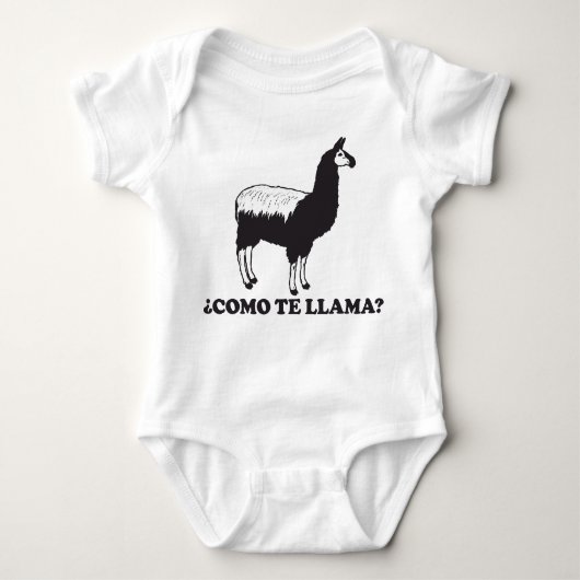 Como Te Lama Baby Strampler (Vorderseite)
