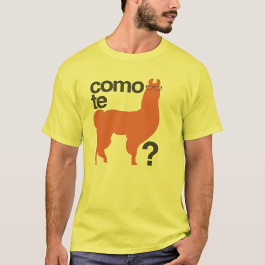 Como te Lama? T-Shirt (Vorderseite)