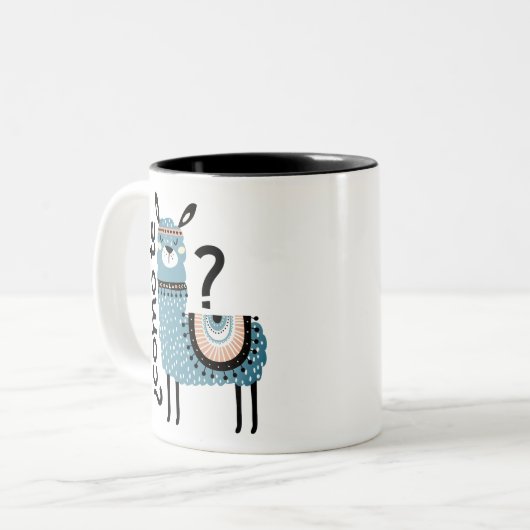 Como te Lama Zweifarbige Tasse (Vorderseite Links)