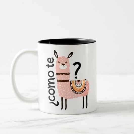 Como te Lamas Zweifarbige Tasse (Links)