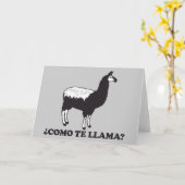 Como Te Llama Karte (Gelbe Blume)