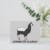 Como Te Llama Postkarte (Stehend Vorderseite)