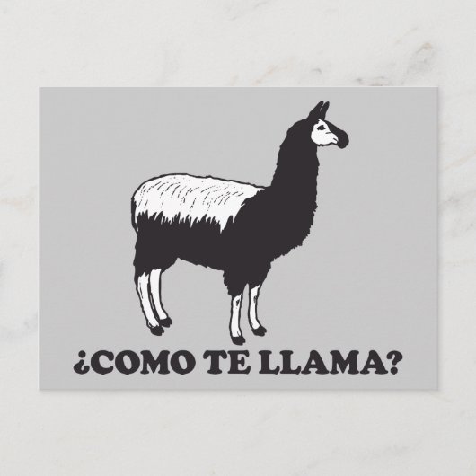 Como Te Llama Postkarte (Vorderseite)