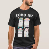 Como Te Llama Spanish Teacher Back To School T-Shirt (Vorderseite)