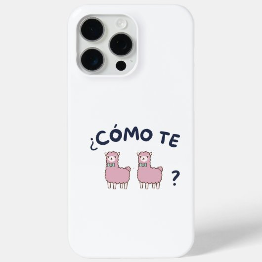 Como te llamas Case-Mate iPhone hülle (Rückseite)
