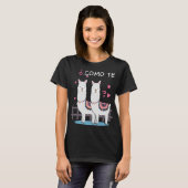 Como Te Llamas Funny Llama T-Shirt (Vorne ganz)