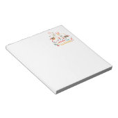 Como te Llamas. Funny Spanish Word Spaß. Notizblock (angewinkelt)