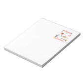 Como te Llamas. Funny Spanish Word Spaß. Notizblock (Rotiert)