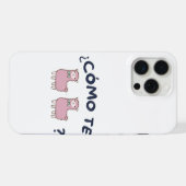Como te llamas iPhone hülle (Rückseite (Horizontal))