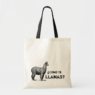 Como te llamas Vintage lustige Tasche