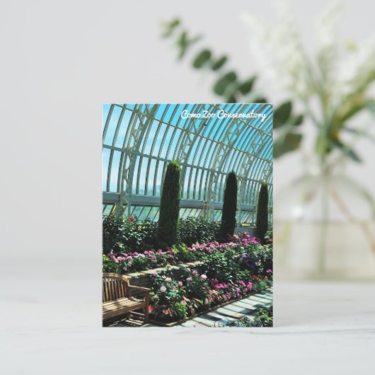 Como Zoo Conservatory Postkarte (Stehend Vorderseite)