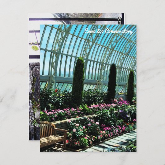 Como Zoo Conservatory Postkarte (Vorne/Hinten)