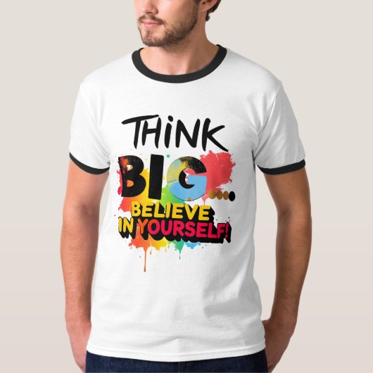 Comoda Camiseta Con Hermoso Mensaje Motivador T-Shirt (Vorderseite)