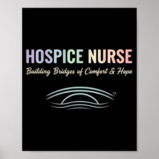 Comon In Care Hosce Nurse Palliative Suprt Graphic Poster (Vorne)