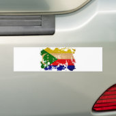 Comoren-Flagge Autoaufkleber (Auf Auto)