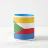 Comoren-Flaggen-Tasse Tasse (Zentrum)