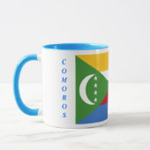 Comoren-Flaggen-Tasse Tasse (Links)