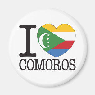 Comoren-Liebe v2 Magnet