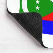 Comoros Flag Mousepad (Ecke)