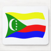 Comoros Flag Mousepad (Vorne)
