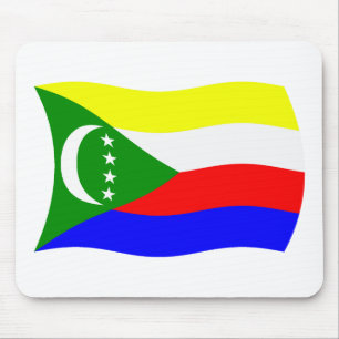 Comoros Flag Mousepad