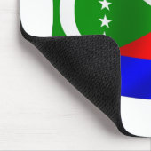 Comoros Flag Mousepad (Ecke)