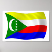 Comoros Flag Poster Print (Vorne)