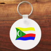 Comoros Flag Schlüsselanhänger (Vorderseite)