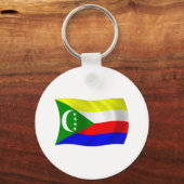 Comoros Flag Schlüsselanhänger (Vorderseite)