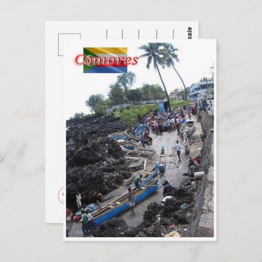 Comoros - Panorama - Postkarte (Vorne/Hinten)