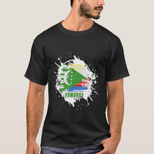 Comoros Splash T-Shirt (Vorderseite)