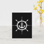 Comp Anchor Maritime Design mit Comp Captain Sail Karte (Gelbe Blume)