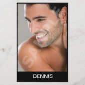 Comp Cards - Modellmodellierung der Composite-Comp Flyer (Vorne)