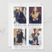 Comp-Karte des Modellführers - 4 Foto hinten (Rückseite)