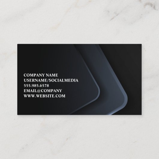 Comp-Tech-Logo | Berufliches Unternehmen Visitenkarte (Rückseite)